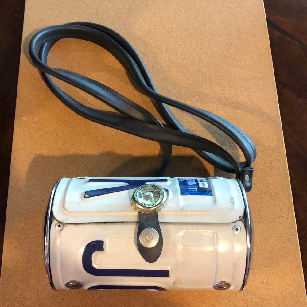Authentic License Plate Purse